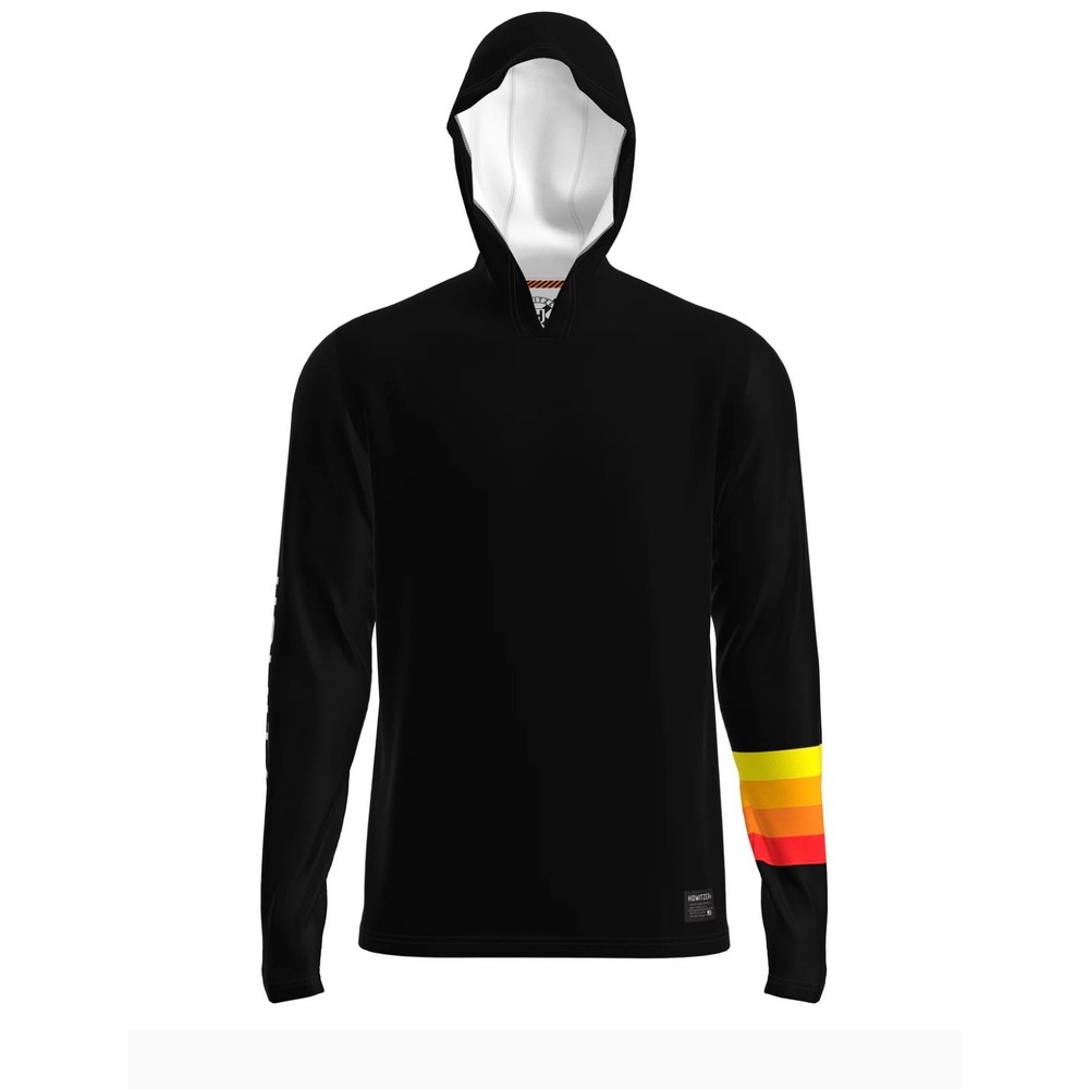 Howitzer Patriot Mfg Mens Hybrid Gym Range Hoodie Black XL Sun Block Stretch